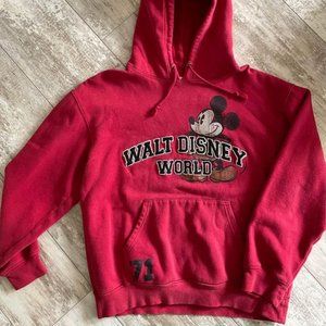 Small Disney Parks Embroidered Walt Disney World Mickey Mouse 71 Hoodie